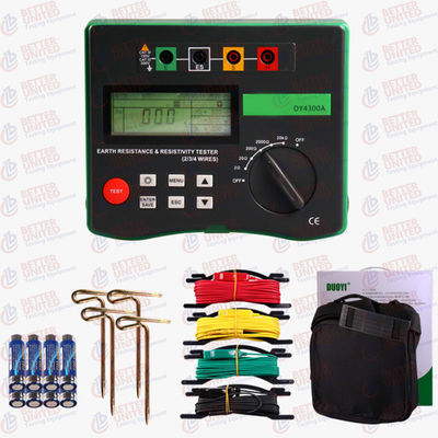 Digital Four Wire Soil Resistivity Tester Automatic Soil Testing Equipment