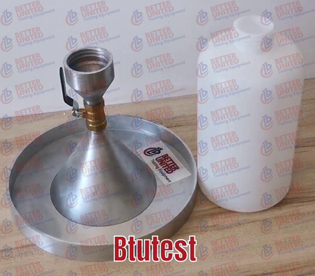 Portable Soil Testing Machine 152mm Six Inch Sand Cone Test Apparatus