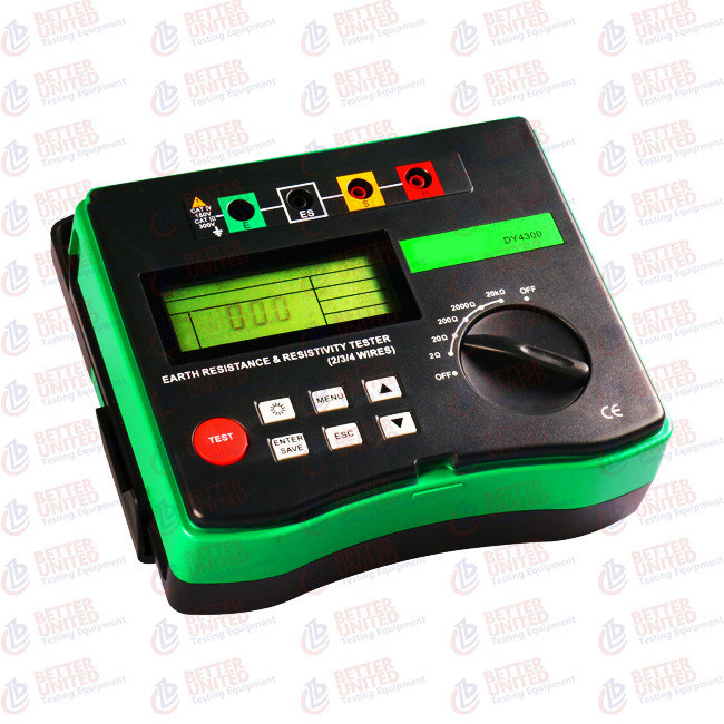 Digital Four Wire Soil Resistivity Tester Automatic Soil Testing Equipment